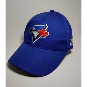 Blue OC Sports Team MLB Toronto Blue Jays Embroidered Adjustable Strapback Hat